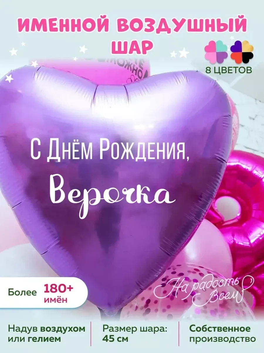 Верочка с днем рождения картинки