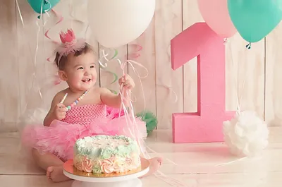 Картинки на день рождения девочке 1 годик (57 фото)