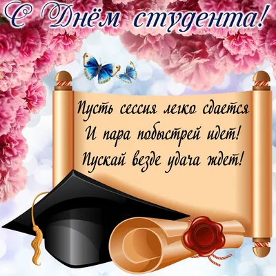 ПОЗДРАВЛЕНИЕ ДИРЕКТОРА С ДНЁМ СТУДЕНТА » БПФ ГОУ «ПГУ им. Т.Г. Шевченко» -  Официальный сайт