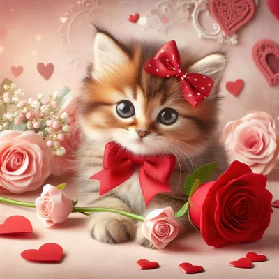 День святого Валентина в котах