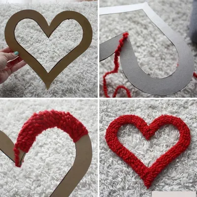 Сердца на День Святого Валентина своими руками! Декор на стену к 14  февраля! DIY - YouTube