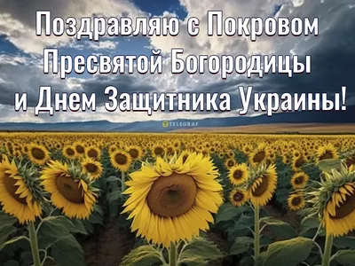 Акпен поздравляет с Днем защитника Украины и Покрова Пресвятой Богородицы!  / Новости - OKNA.ua