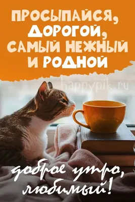 Открытка Доброе утро, самый любимый и дорогой! ( анимация )