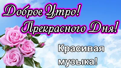 Картинки \"С Добрым Утром!\" и \"Хорошего Дня!\" (500+)