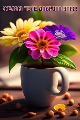 Доброе утро красивые открытки кофе море и цветы любимая любимый эстетика  инстаг… | Flowers instagram, Good morning greeting cards, Good morning  beautiful pictures