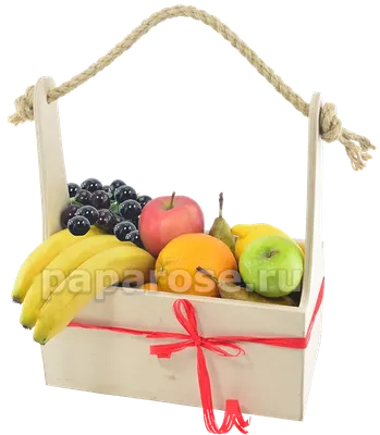 Подарочная корзина с фруктами Наслаждение купить недорого, доставка -  магазин цветов Абари в Омске