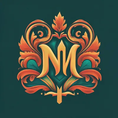 Логотип для имени Миша» — создано в Шедевруме