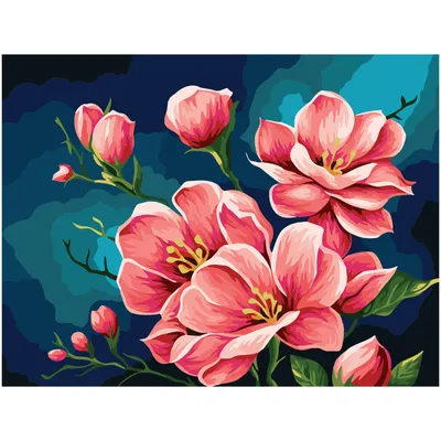Картина по номерам на холсте ТРИ СОВЫ «Розовый фламинго», 30×40, с  акриловыми красками и кистями - купить в Москве оптом и в розницу в  интернет-магазине Deloks