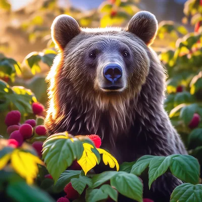Бурый медведь отдыхая в кустах Стоковое Изображение - изображение  насчитывающей родн, фауна: 83922225