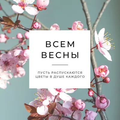 25 необычных картинок «С Первым днем весны!» – Блог Canva