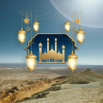 рамадан приветствие с золотым текстом PNG , мусульманка, рамадан, исламский  PNG картинки и пнг рисунок для бесплатной загрузки
