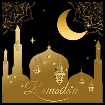 Золотистые деревянные буквы Рамадан с украшением Рамадан ИД Мубарак, ИД  мабрук, ИД украшения баннеры | AliExpress
