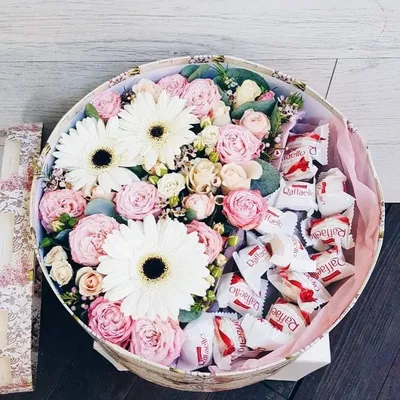 Букет цветов воздушный нежный №255 - 🌹 Цветы Новосибирск заказ: