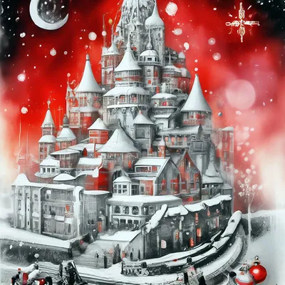 Новогодняя тема от Светланы Поповой | Семейные рождественские открытки,  Рождественские иллюстрации, Рождественские картины