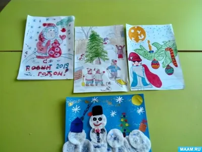 Новогодние картинки детские рисунки картинки (47 фото) » рисунки для  срисовки на Газ-квас.ком