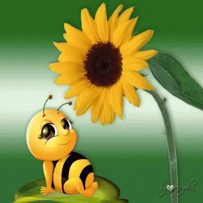 Пчелка на цветке (52 фото) - 52 фото