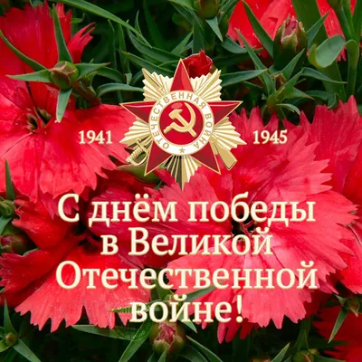 Поздравляем с праздником – Днем Победы!