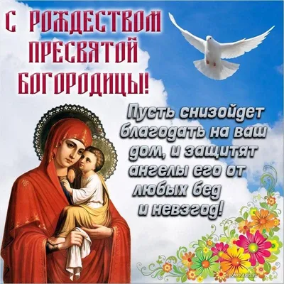 Рождество Пресвятой Богородицы 2022 – лучшие открытки и картинки с  поздравлениями | OBOZ.UA