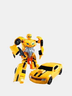 Набор трансформеров роботов (желтая гоночная машина и синий грузовик)  купить в магазине подарков Фодар. Низкие цены, гарантия качества.