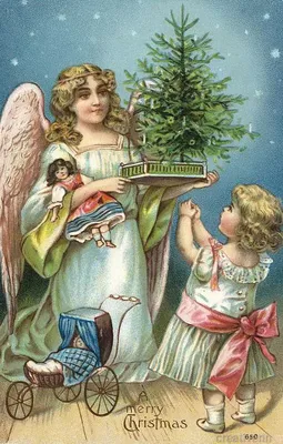 Рождественские и новогодние старинные открытки с изображением детей. Часть  2.: ♥ Cr… | Винтажные рождественские открытки, Старинное рождество,  Рождественские ангелы