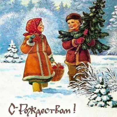 Пин от пользователя Светлана Туголукова на доске Детки Руси |  Рождественские изображения, Рождественские открытки, Рождественские  иллюстрации