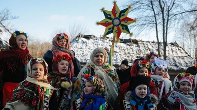 В Доброславе отметили старый Новый год с колядками и щедривками (фото)