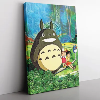 My Neighbor Totoro Colorful 3D Wallpaper - Ghibli Store