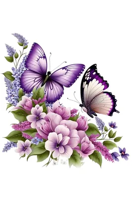Красивые бабочки сидят на цветы на открытом воздухе :: Стоковая фотография  :: Pixel-Shot Studio