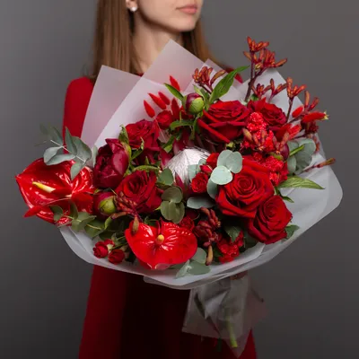 Картина маслом \"Натюрморт с цветами и ягодами\" 30x40 LG220302 купить в  Москве