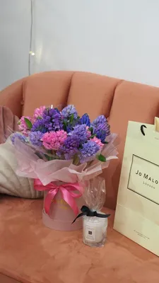 Нежная, ароматная и утончённая корзина с цветами - Доставка свежих цветов в  Красноярске