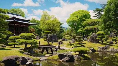 5 правил японского сада, которые хорошо приживутся на вашем участке в 2023  г | Японский сад, Сад, Дизайн сада