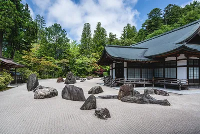Традиция Японии Сад Сад Дзэн Сад Украсить Стиль Японии — стоковые  фотографии и другие картинки Японский сад камней - iStock