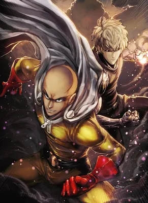 Костюм для косплея Сайтама из аниме ONE PUNCH-MAN, желтый комбинезон Сайтама  с белым плащом, костюм супергероев | AliExpress
