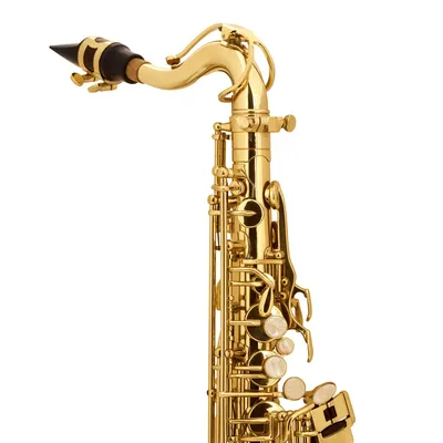 Саксофон из золота, красиво, …» — создано в Шедевруме