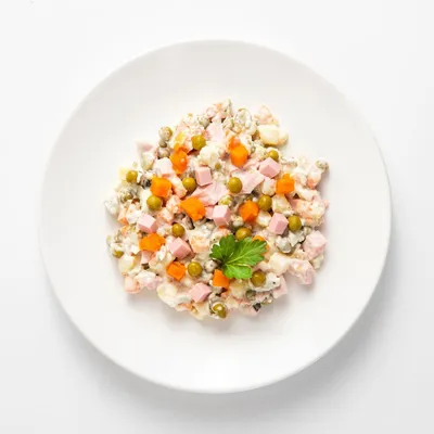 Мясной салат/Оливье с мясом - рецепт автора Albina