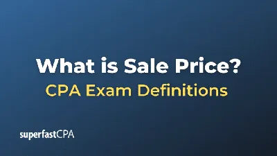 What is Sale Price?