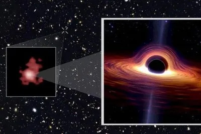 Найдена самая далекая черная дыра: она появилась на заре Вселенной
