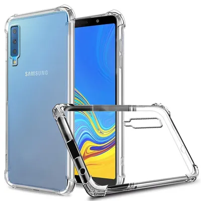 Чехол для Samsung A7 (А720) - S View Standing Cover Gold