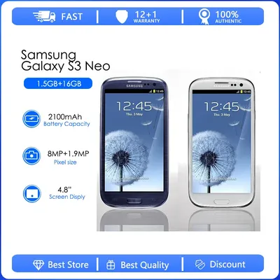 Мобилен телефон Samsung I9300 GALAXY S3, Син - eMAG.bg