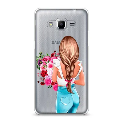 Чехол на Samsung Galaxy Grand Prime/J2 Prime \"Девушка с цветами\", купить в  Москве, цены в интернет-магазинах на Мегамаркет