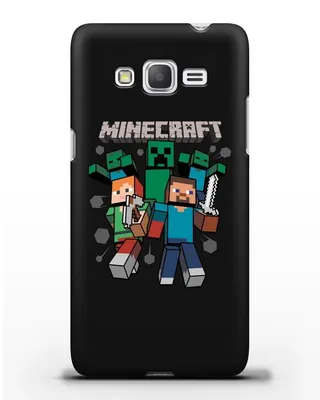 Чехол с рисунком Minecraft для Samsung Galaxy J2 Prime [SM-G532]  силиконовый купить недорого в интернет-магазине