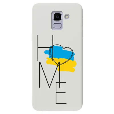 Чехол для Samsung Galaxy J6 2018 полупрозрачный матовый soft touch Home】-  Купить с Доставкой по Украине | Zorrov®️