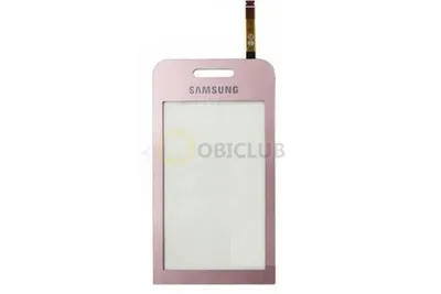 Touch screen (sensor) for Samsung S5230 Star, pink, original (China)