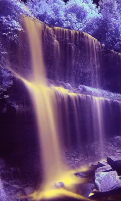 Заставки на телефон красивые переливаются водопад - фото и картинки  abrakadabra.fun