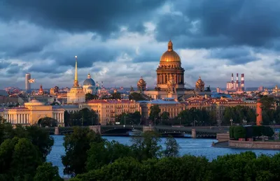 Images St. Petersburg Russia Bridges river Night Cities 3840x2400