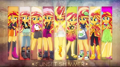 Sunset Shimmer smirk by mlpcompilation on DeviantArt