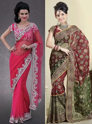 Индийское сари в истории и мире моды | Индийское сари, Сари, Модные стили