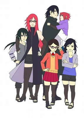 If Sasuke and Karin had a family Sarada is the same ❤️❤️❤️ | Uchiha, Anime  ninja, Sakura and sasuke