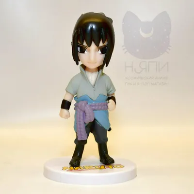 Купить Аниме фигурку \"Саске Учиха Наруто\" Бутлег, 10см / Figure Sasuke  Uchiha Naruto с доставкой по России