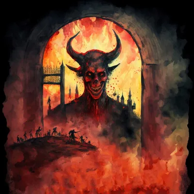 Новый дизайн, креативный рисунок сатаны, дьявола, коридора, блестящий  рисунок, светоотражающий фон из ПВХ, 9 см | AliExpress